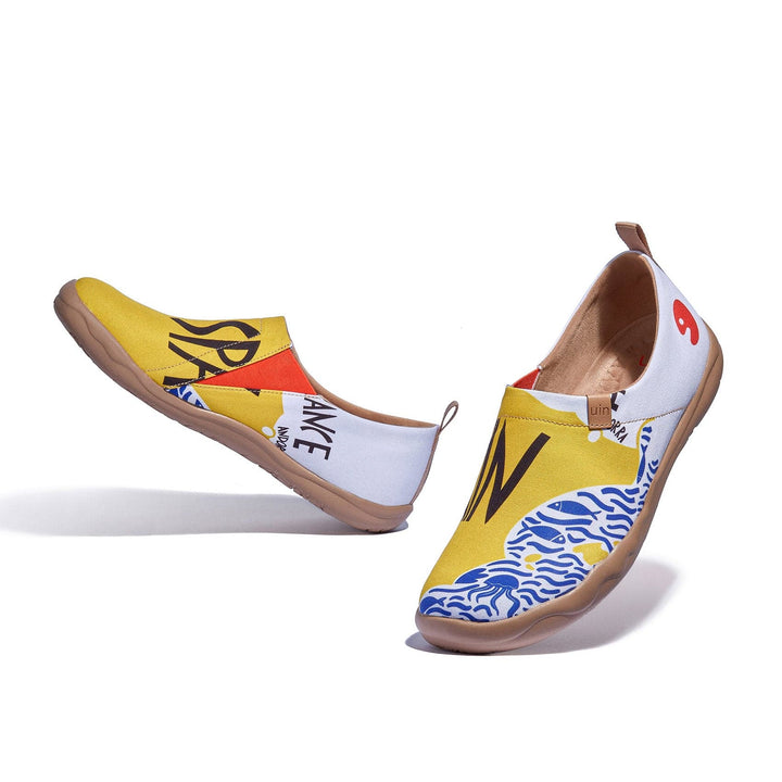 UIN Men Travel Around Iberia Toledo I Men Canvas loafers