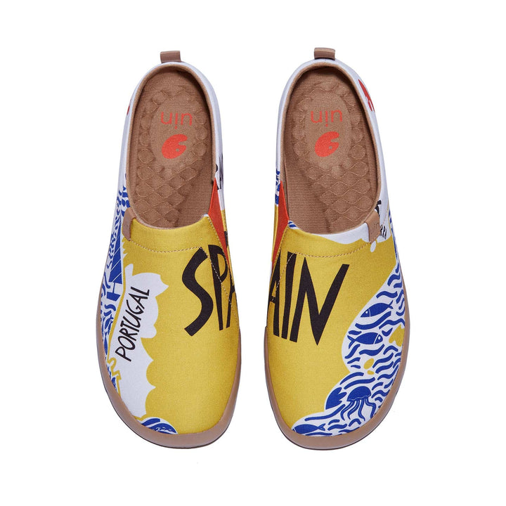 UIN Men Travel Around Iberia Toledo I Men Canvas loafers