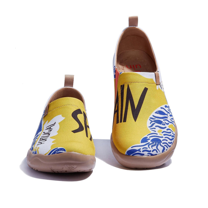 UIN Men Travel Around Iberia Toledo I Men Canvas loafers