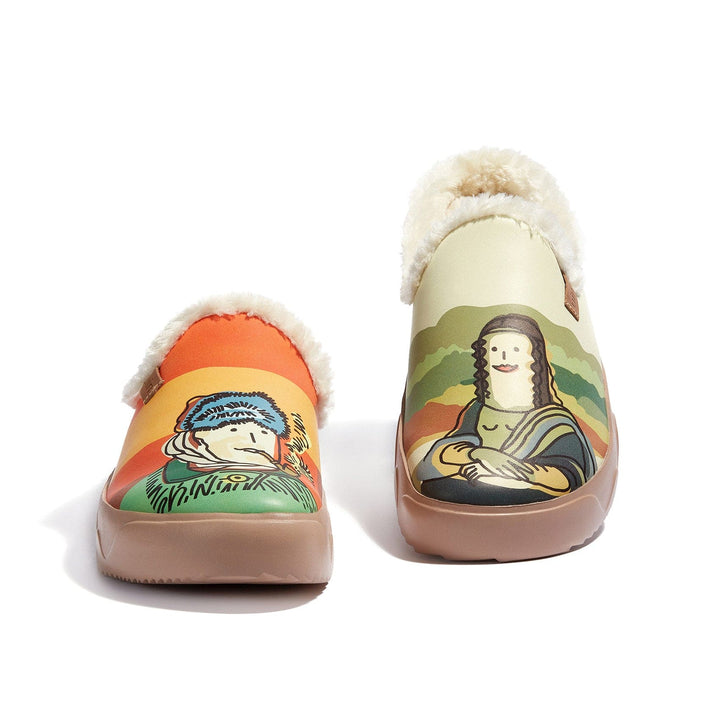 UIN Men Van Gogh and Mona Lisa 2 Fuerteventura VII Men Canvas loafers