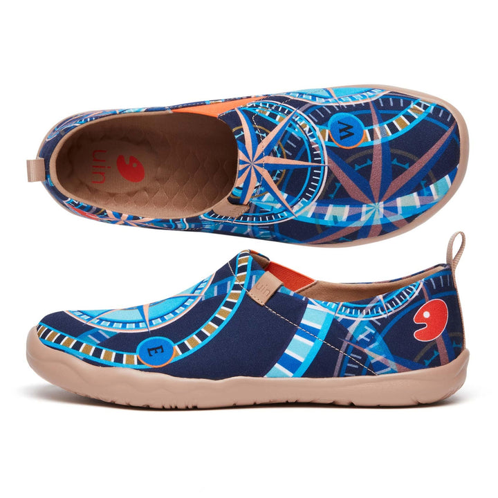 UIN Men Wind Rose Toledo I Men Canvas loafers