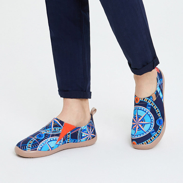 UIN Men Wind Rose Toledo I Men Canvas loafers