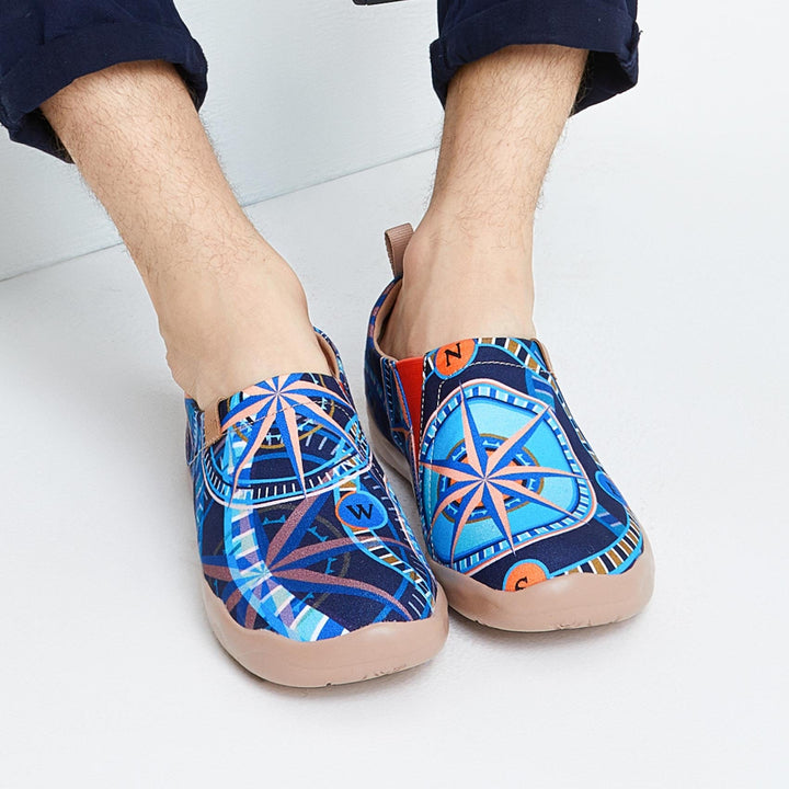 UIN Men Wind Rose Toledo I Men Canvas loafers