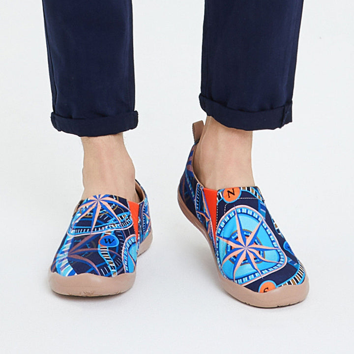 UIN Men Wind Rose Toledo I Men Canvas loafers