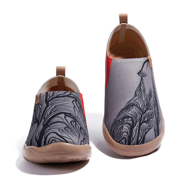 UIN Men Wolf In the Woods Toledo I Men Canvas loafers