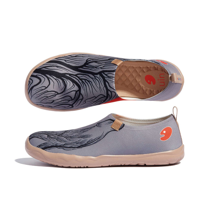 UIN Men Wolf In the Woods Toledo I Men Canvas loafers