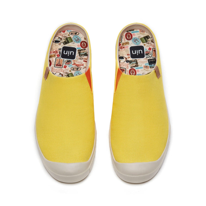 UIN Men Yellow Maize Cadiz III Men Canvas loafers
