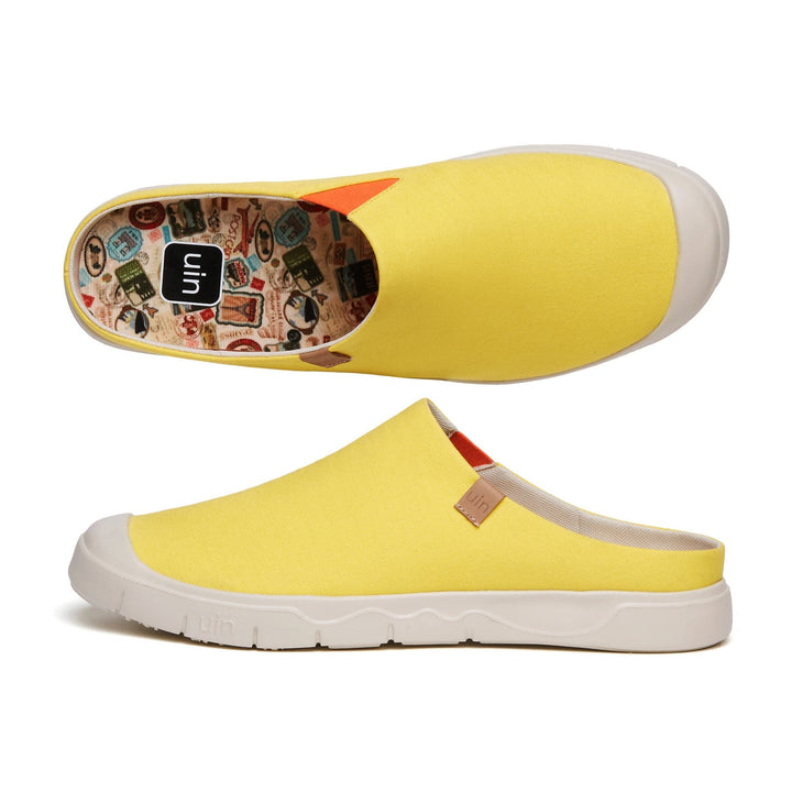 UIN Men Yellow Maize Cadiz III Men Canvas loafers