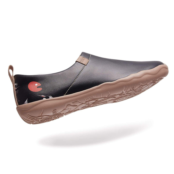 UIN Women Crane In Dark Canvas loafers