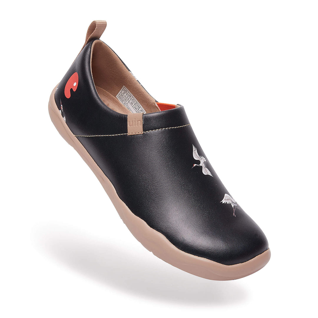 UIN Women Crane In Dark Canvas loafers