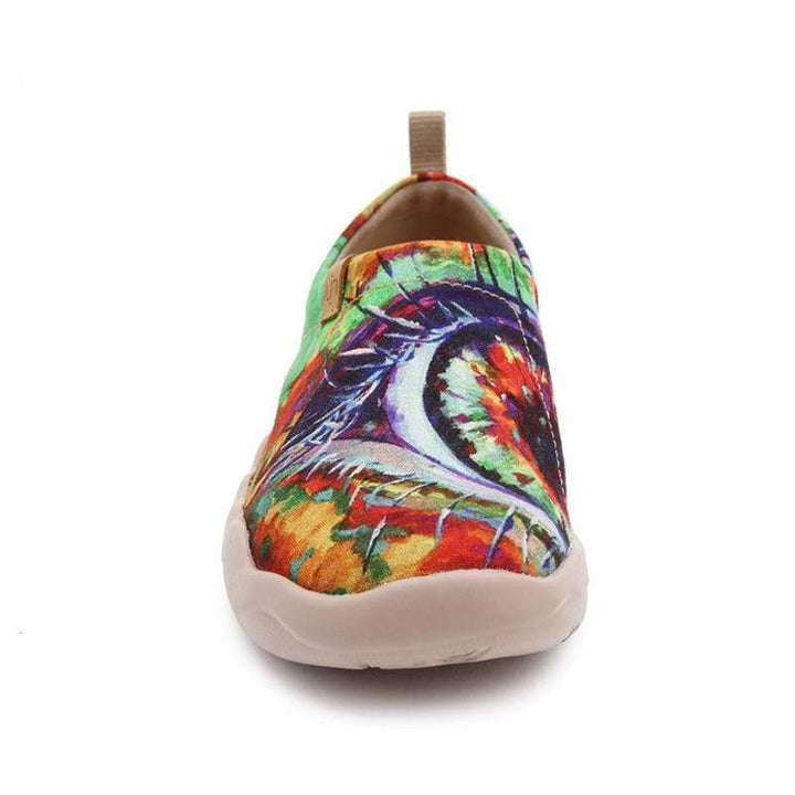 UIN Women The Eye Canvas loafers