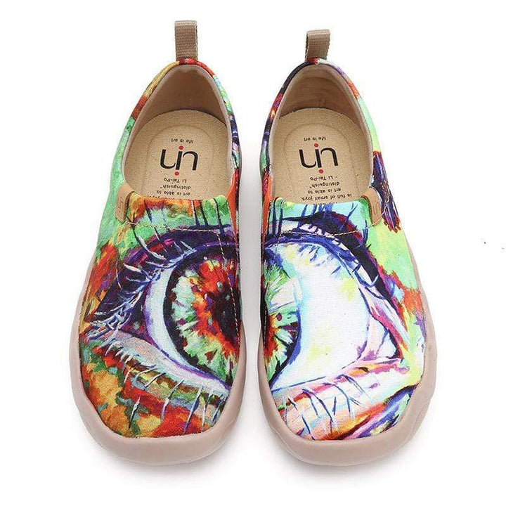 UIN Women The Eye Canvas loafers