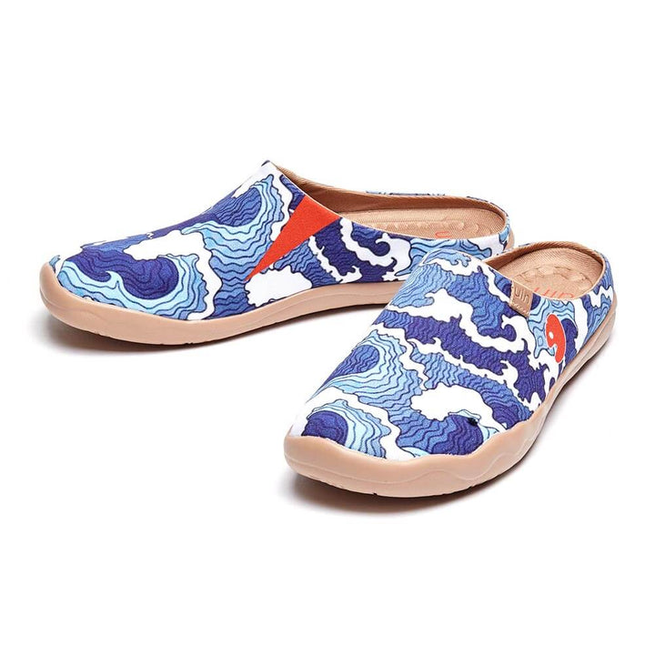 UIN Women Wave Slipper Canvas loafers