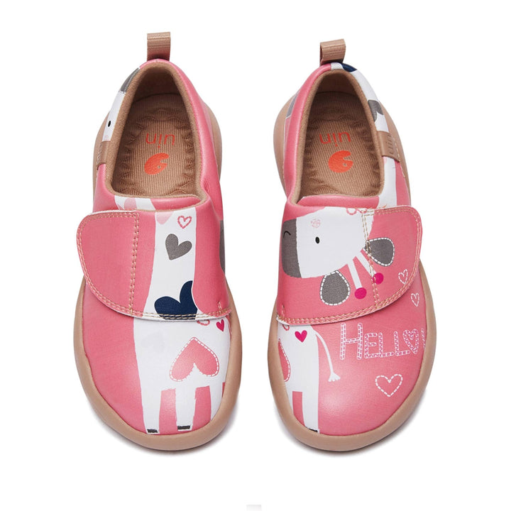 UIN Kid Little Deer-Pink Toledo II Kid Canvas loafers