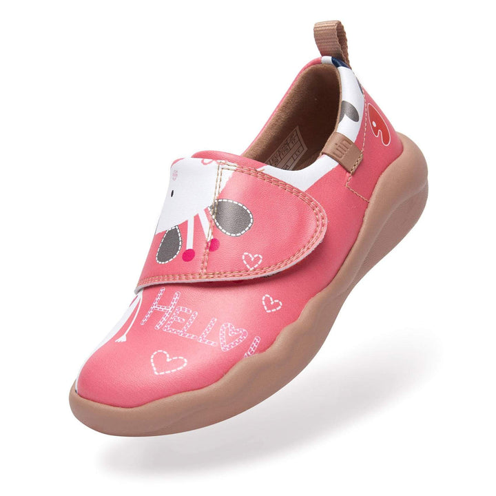 UIN Kid Little Deer-Pink Toledo II Kid Canvas loafers