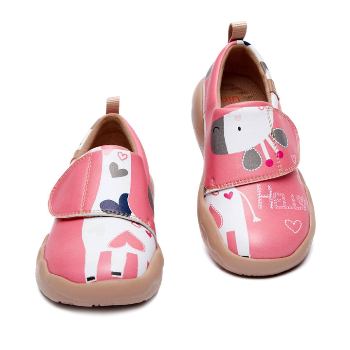 UIN Kid Little Deer-Pink Toledo II Kid Canvas loafers