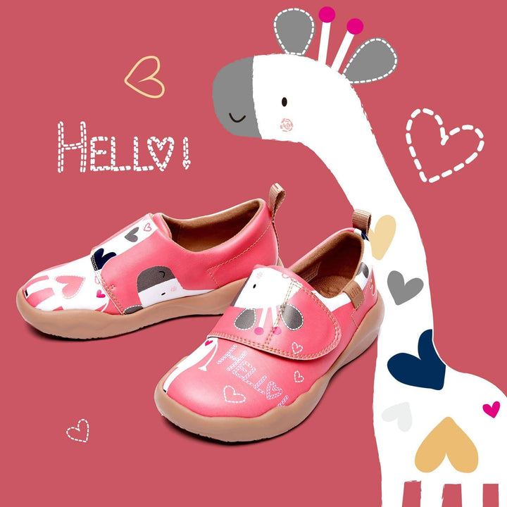 UIN Kid Little Deer-Pink Toledo II Kid Canvas loafers