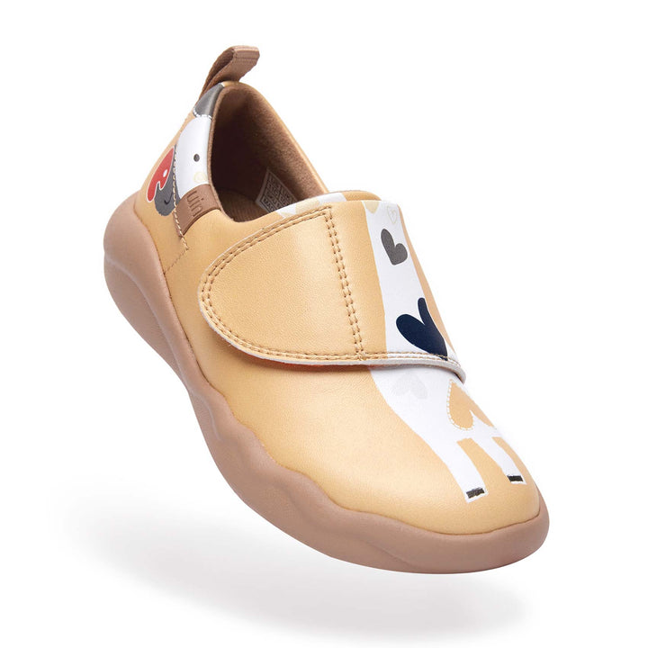 UIN Kid Little Deer-Yellow Toledo II Kid Canvas loafers
