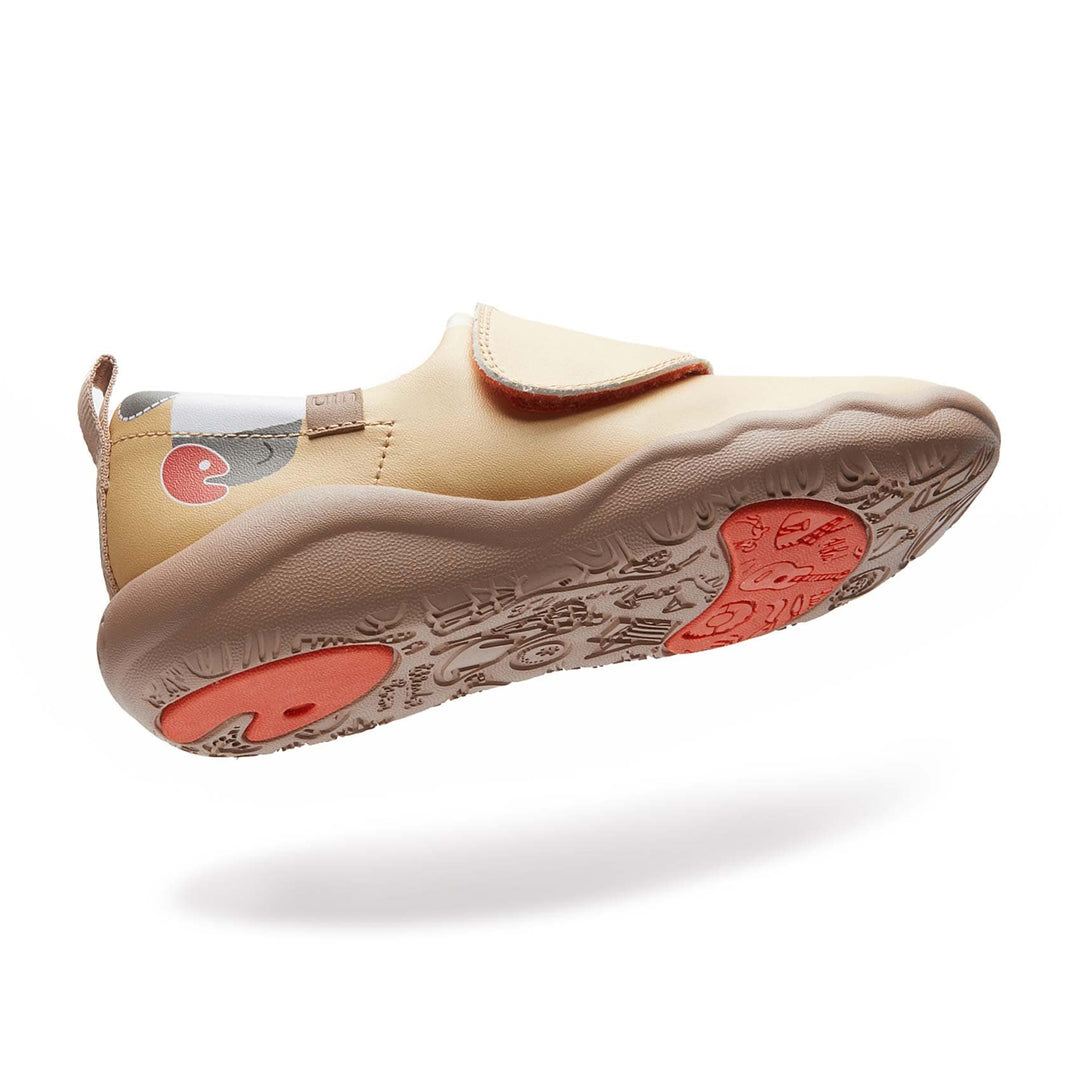 UIN Kid Little Deer-Yellow Toledo II Kid Canvas loafers