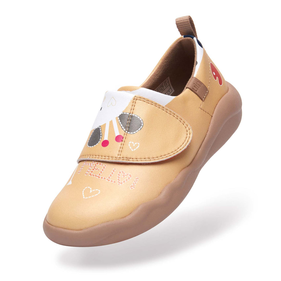 UIN Kid Little Deer-Yellow Toledo II Kid Canvas loafers
