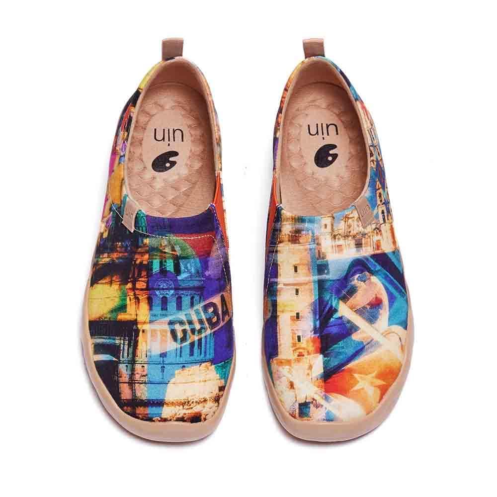 UIN Men A Glimpse of Cuba Canvas loafers