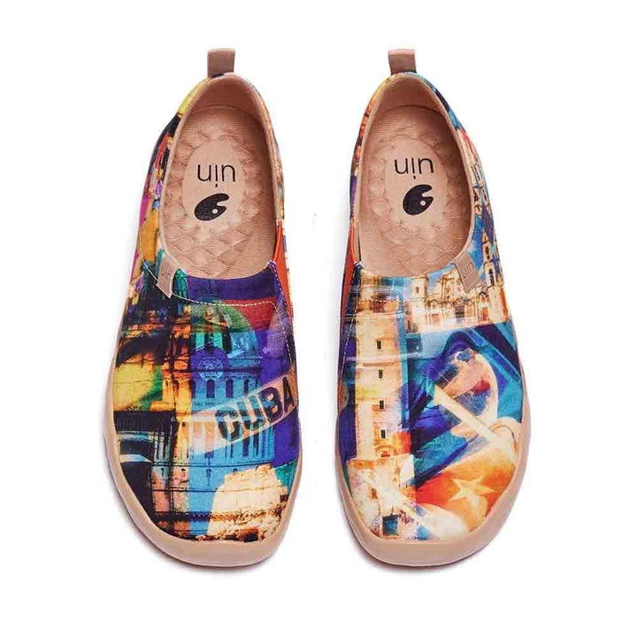 UIN Men A Glimpse of Cuba Canvas loafers