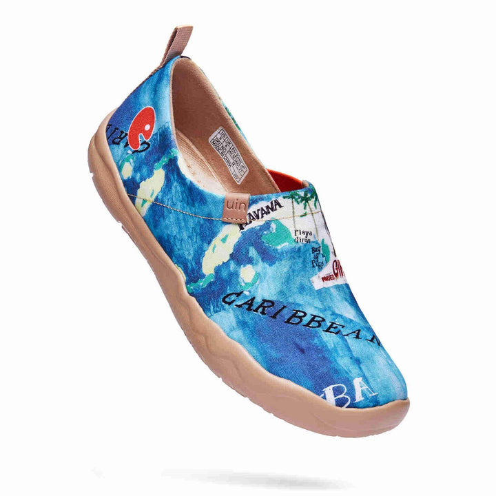 UIN Men Caribbean Pearl Canvas loafers