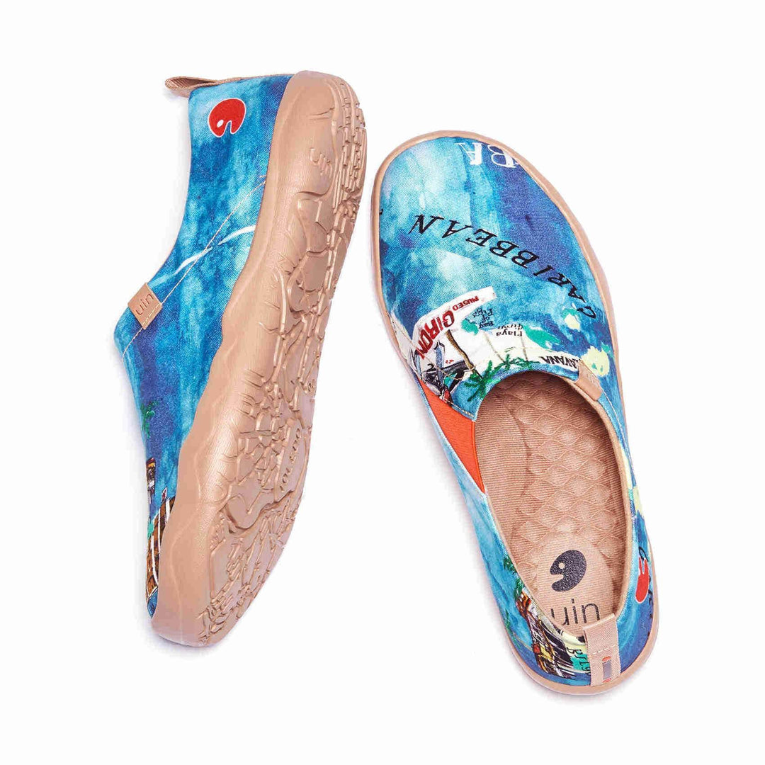 UIN Men Caribbean Pearl Canvas loafers