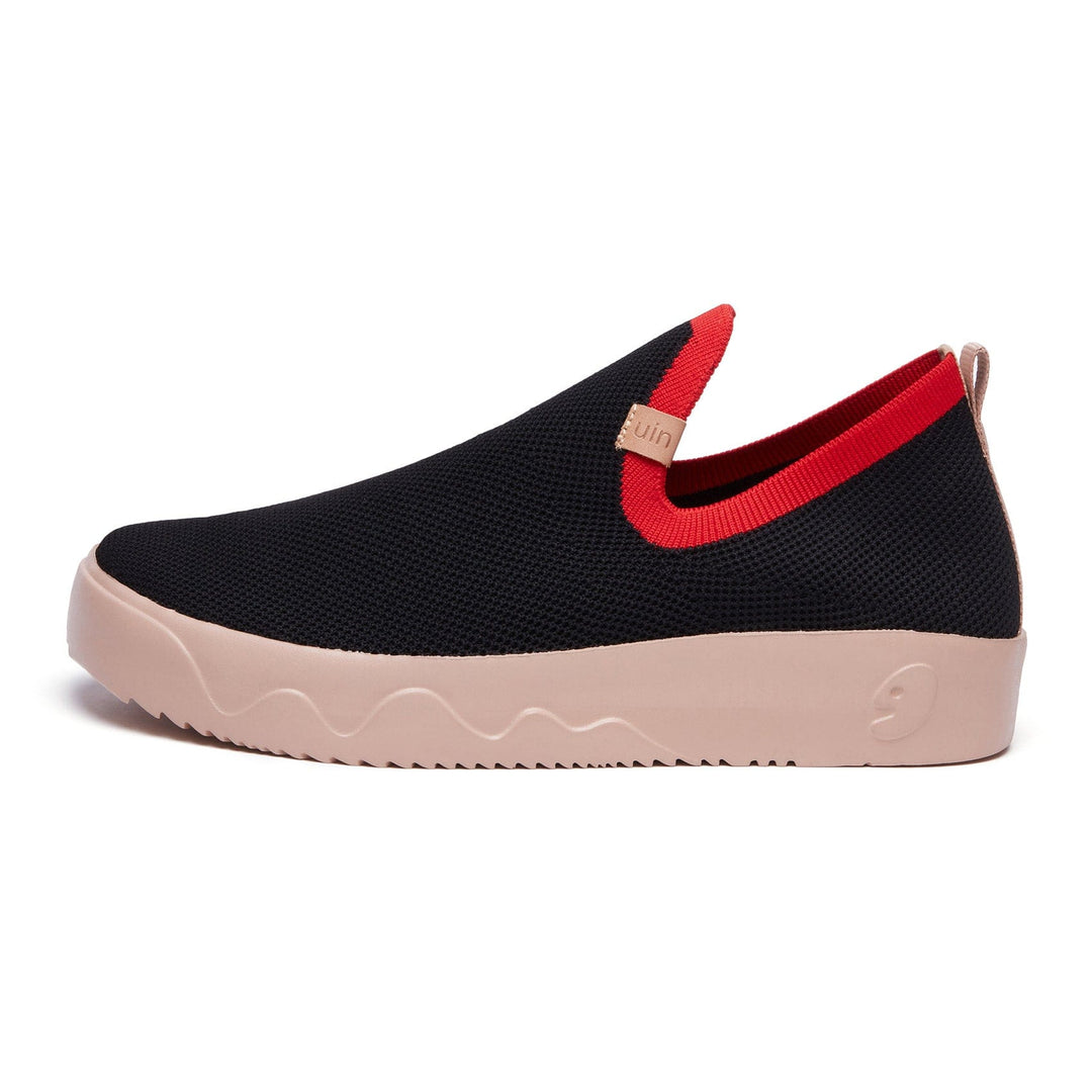UIN Men Charcoal Black Fuerteventura I Men Canvas loafers