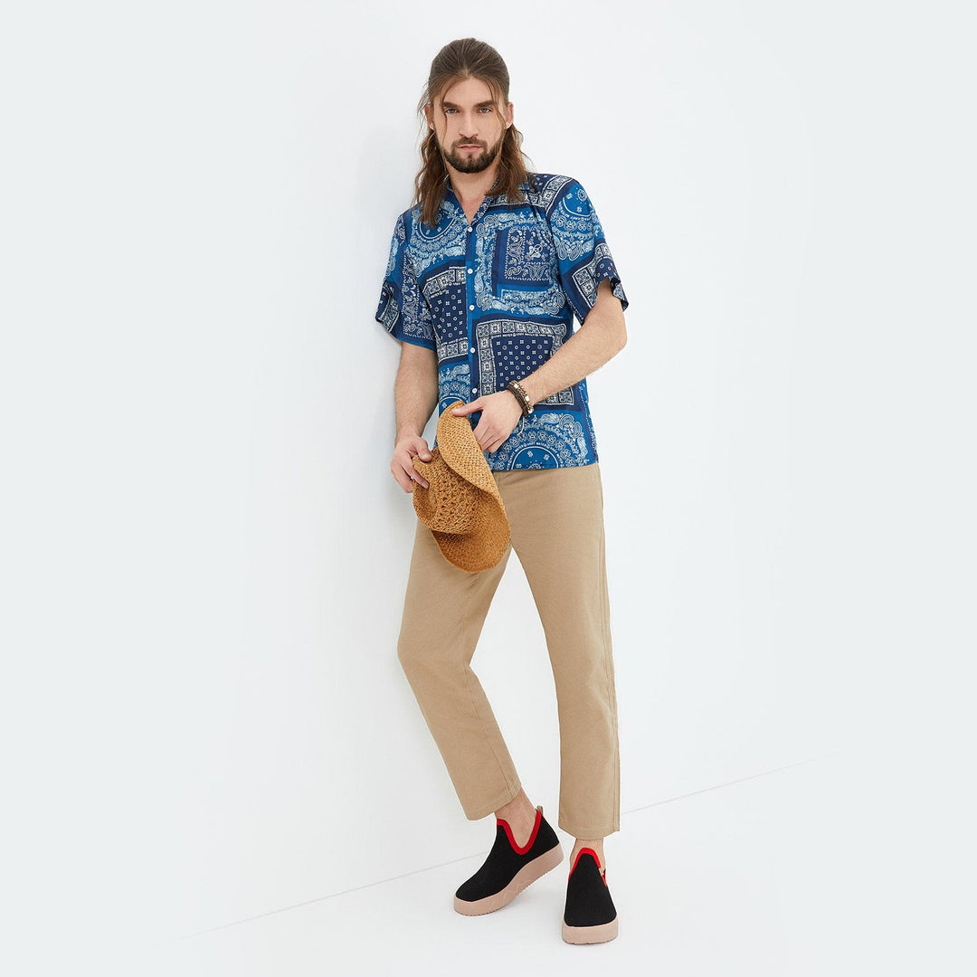 UIN Men Charcoal Black Fuerteventura I Men Canvas loafers