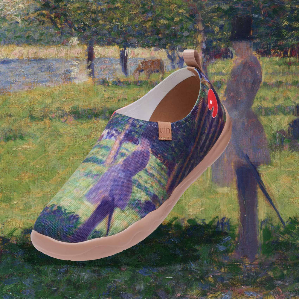 UIN Men Georges Seurat Study for 'La Grande Jatte?Men Canvas loafers