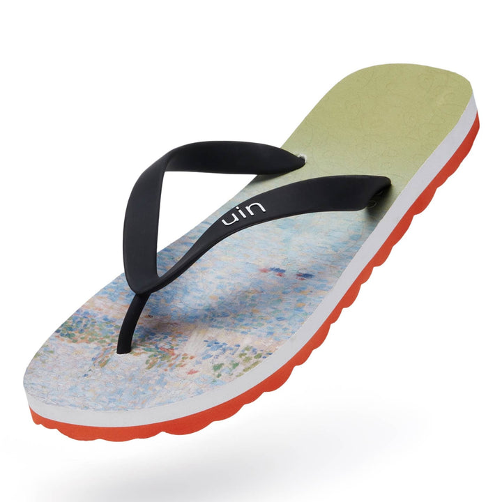 UIN Men Georges Seurat The Seine seen from La Grande Jatte Blanes Men Canvas loafers