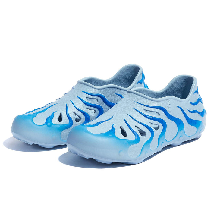 UIN Men Gradient Blue Octopus II Men Canvas loafers
