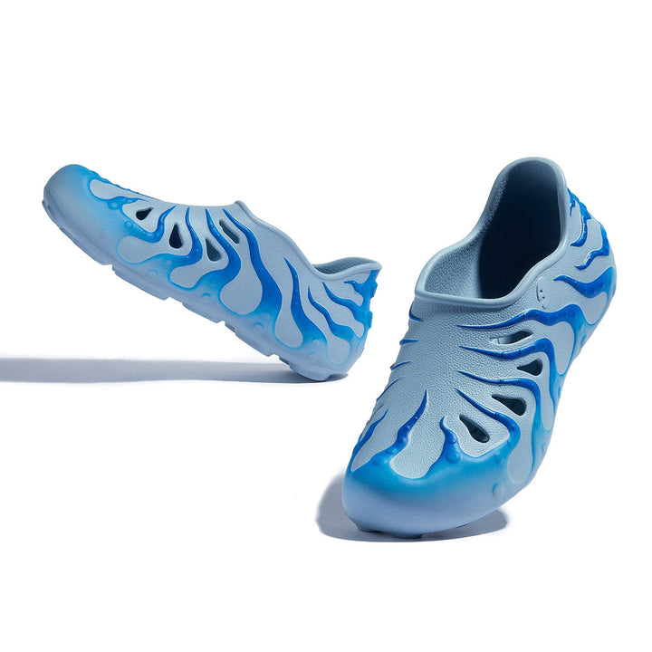 UIN Men Gradient Blue Octopus II Men Canvas loafers