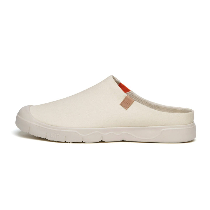 UIN Men Oat Milk Cadiz III Men Canvas loafers