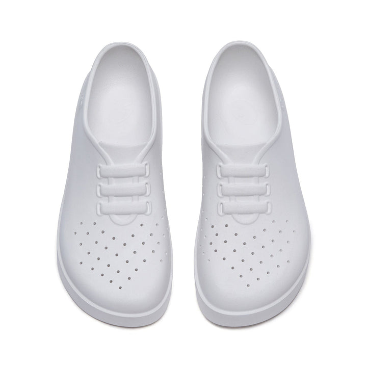 UIN Men Pure White Tenerife 2 Men Canvas loafers