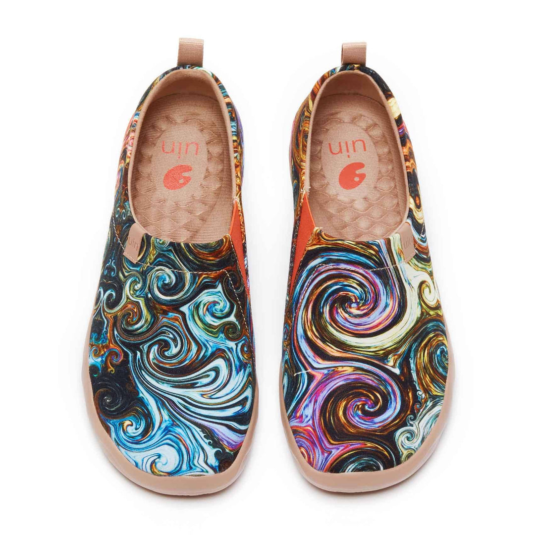 UIN Men Starry Night II Canvas loafers