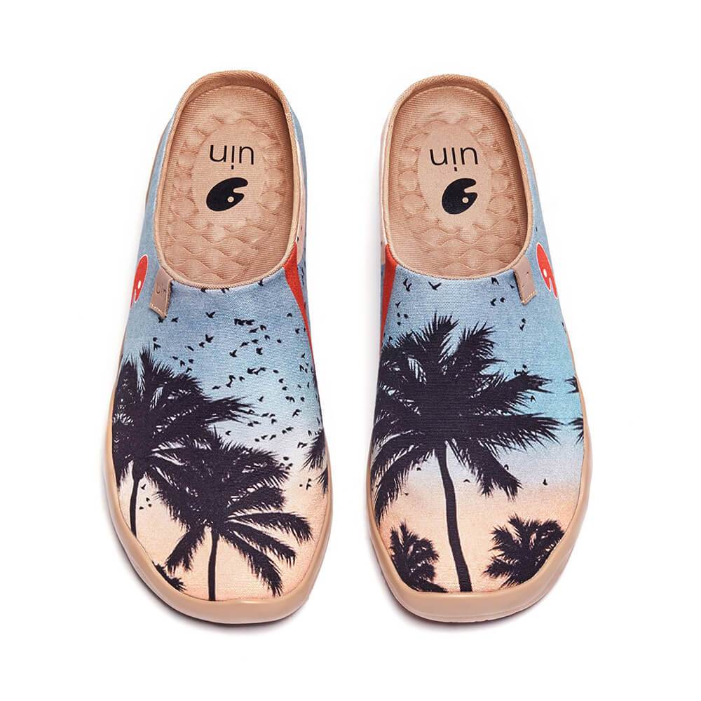 UIN Men Sunset Coconut Slipper Canvas loafers
