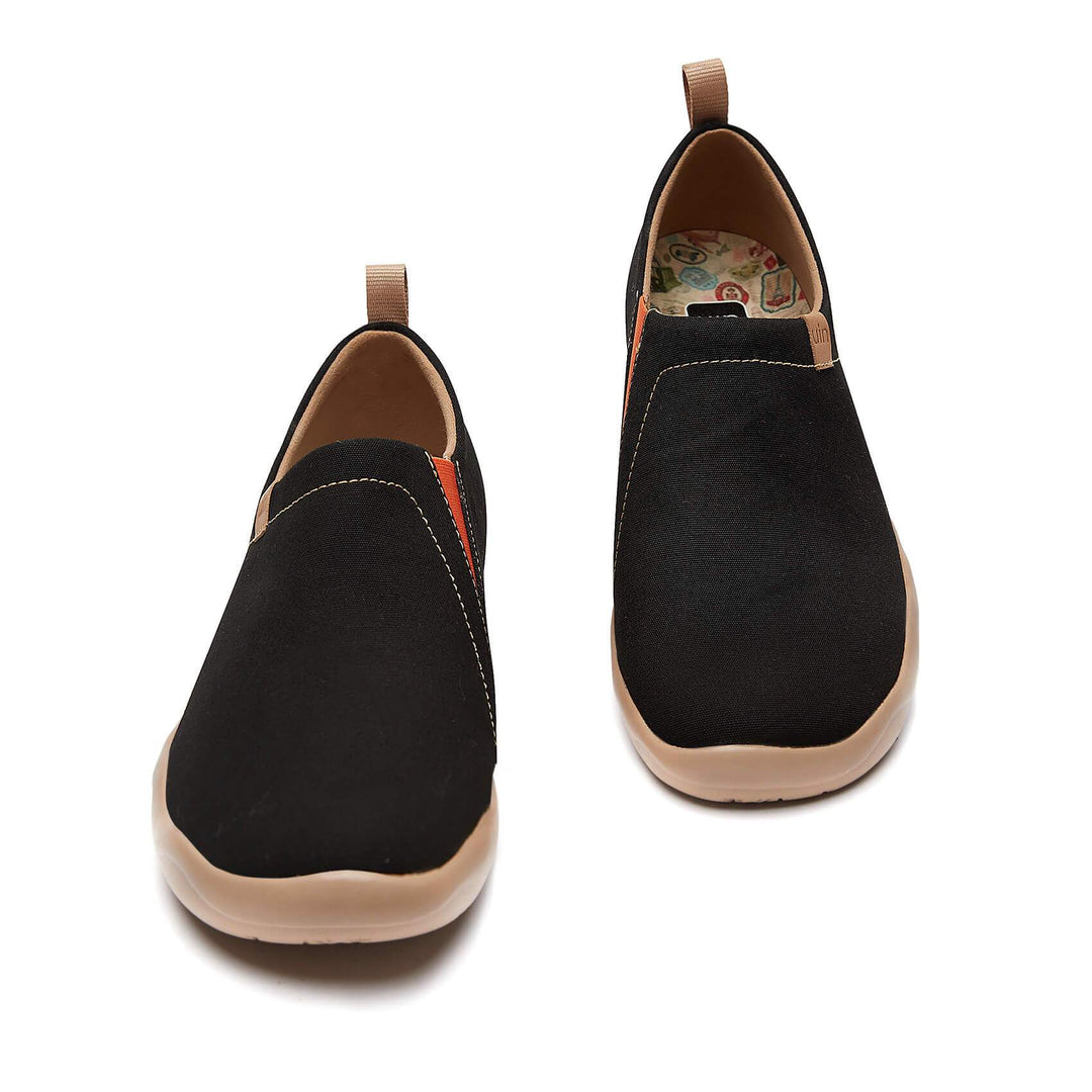 UIN Men Toledo Black Men Canvas loafers