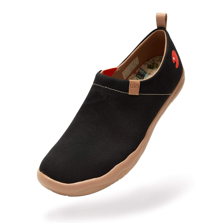 UIN Men Toledo Black Men Canvas loafers