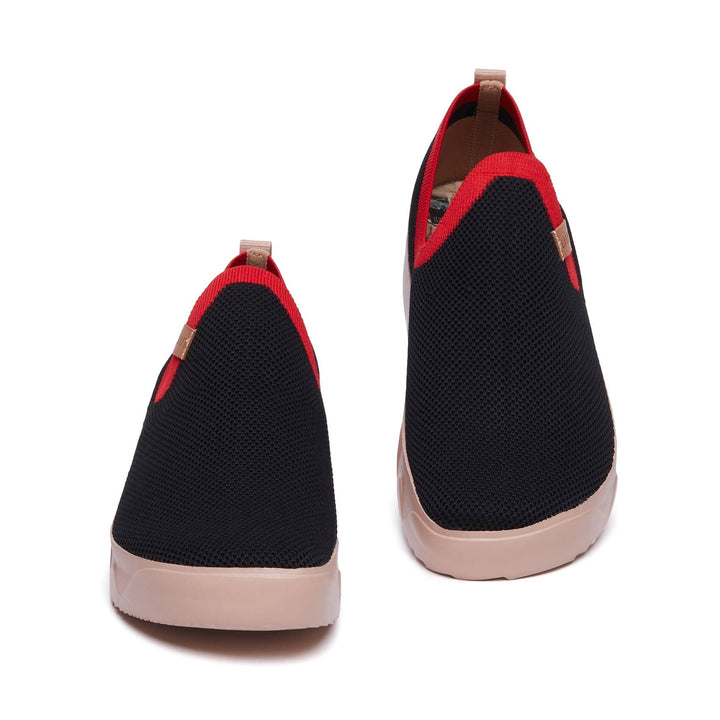 UIN Women Charcoal Black Fuerteventura I Women Canvas loafers
