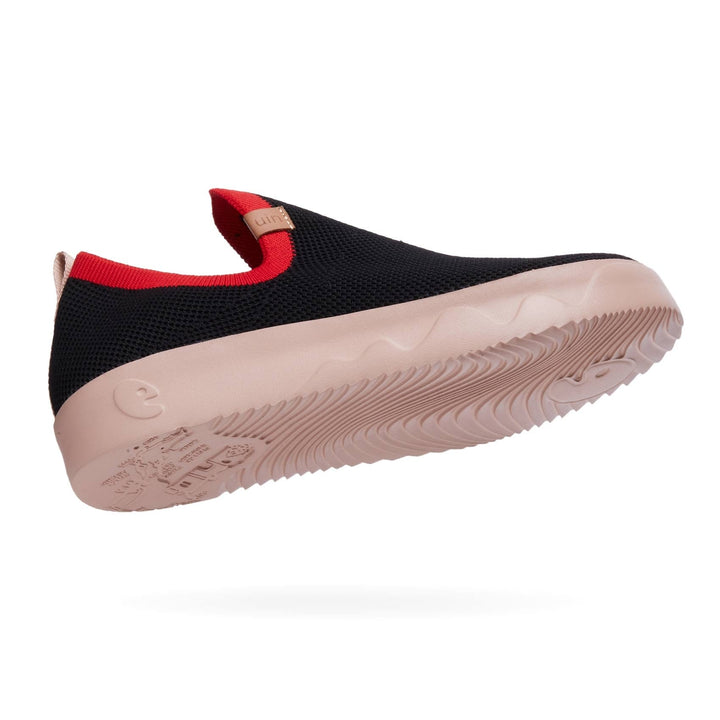 UIN Women Charcoal Black Fuerteventura I Women Canvas loafers