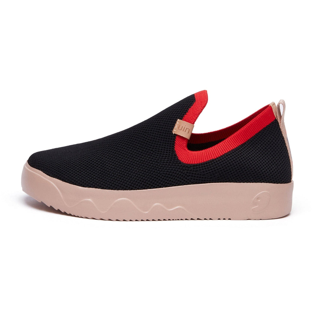 UIN Women Charcoal Black Fuerteventura I Women Canvas loafers