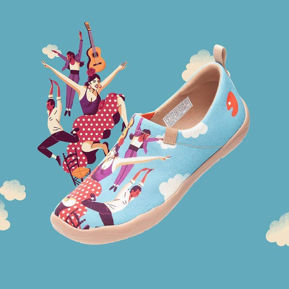 UIN Women Dance To The Beat Canvas loafers