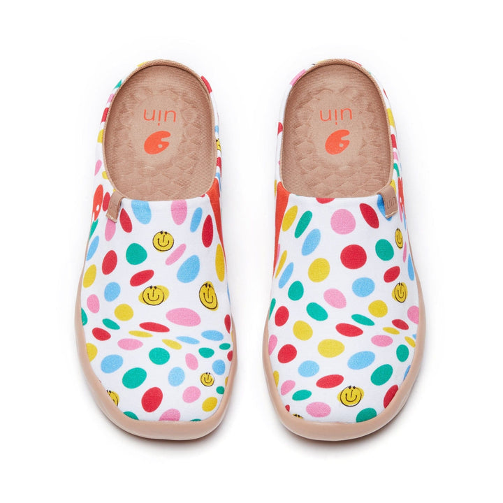 UIN Women Dotted Joy 2 Malaga Slipper Women Canvas loafers
