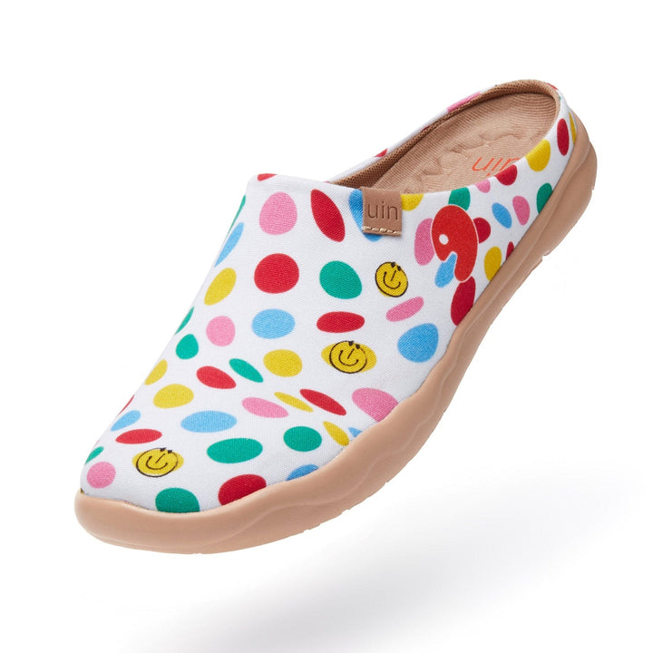UIN Women Dotted Joy 2 Malaga Slipper Women Canvas loafers