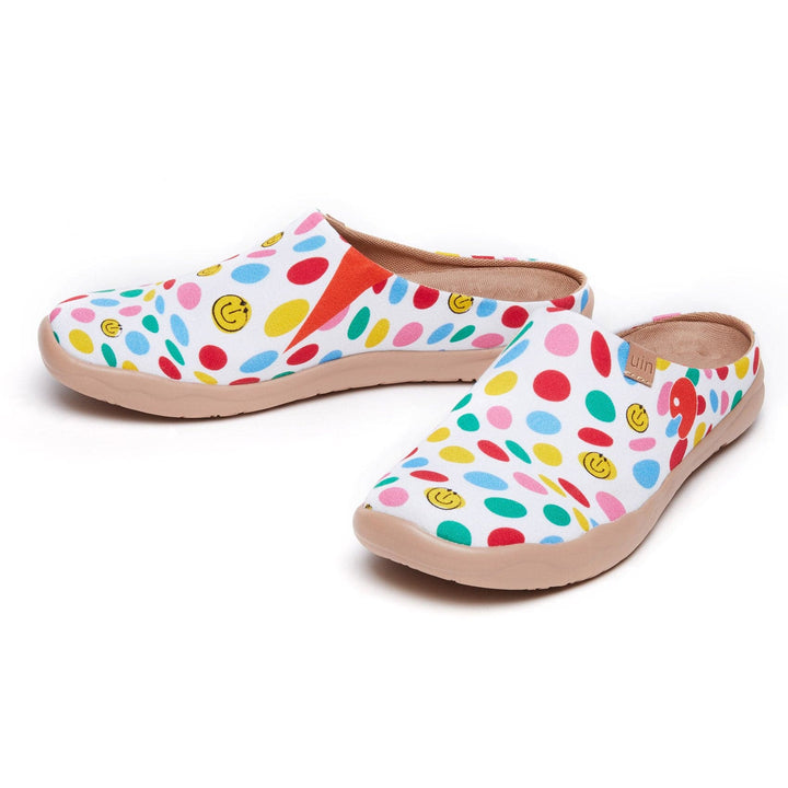 UIN Women Dotted Joy 2 Malaga Slipper Women Canvas loafers