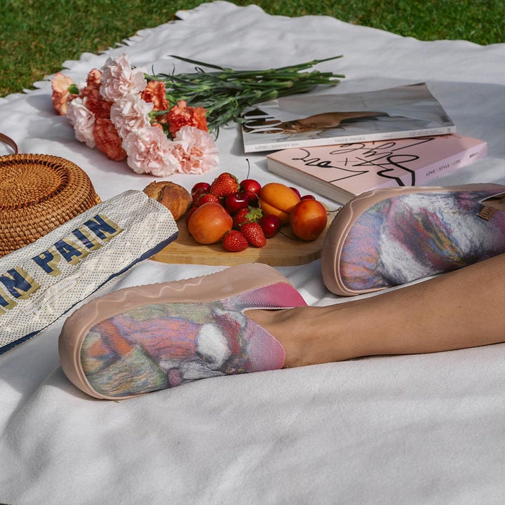 UIN Women Edgar Degas Ukrainian Dancers Fuerteventura Women Canvas loafers
