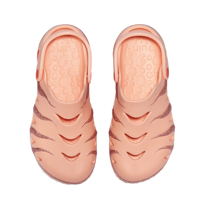 UIN Women Glitter Pink Octopus I Women Canvas loafers