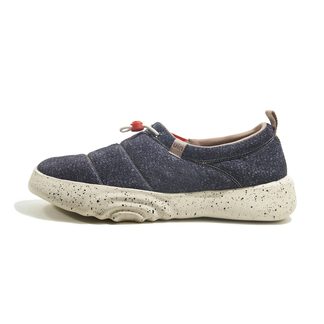 UIN Women Granite Black Toledo XV Women Canvas loafers